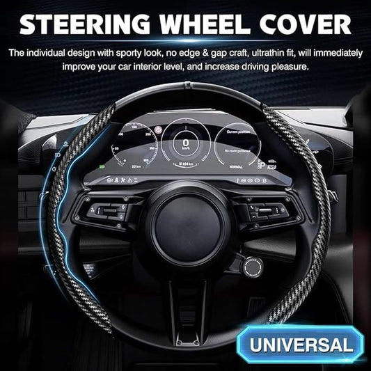 Anti-Slip Steering Wheel Cover (2 Side Set)